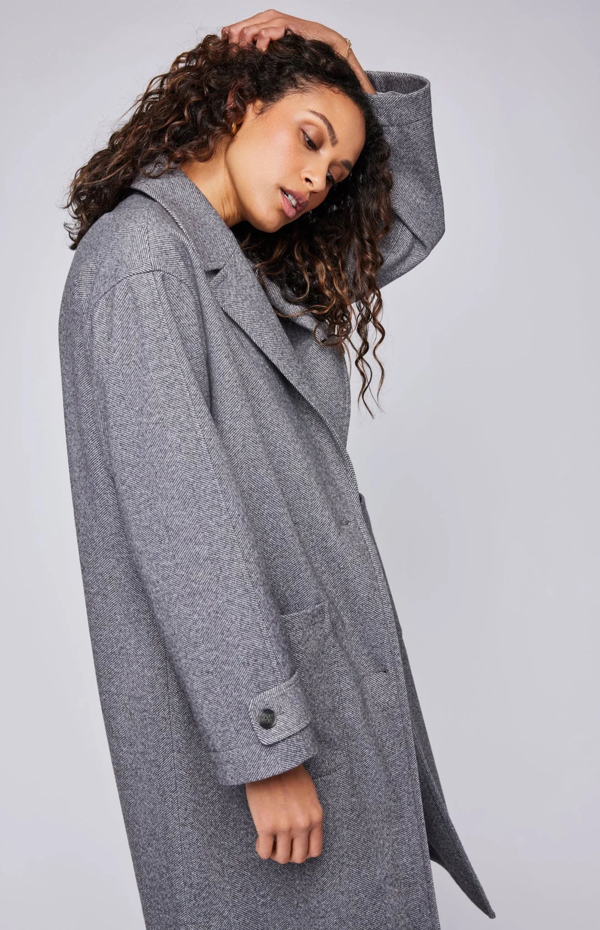 Jude Coat - Grey Black