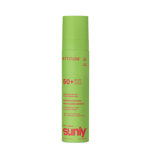 Kids Face & Body Sunscreen Spray - SPF 50 - Watermelon & Coco