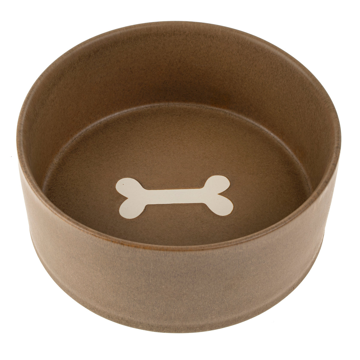 Large Pottery Pet Bowl - Earth