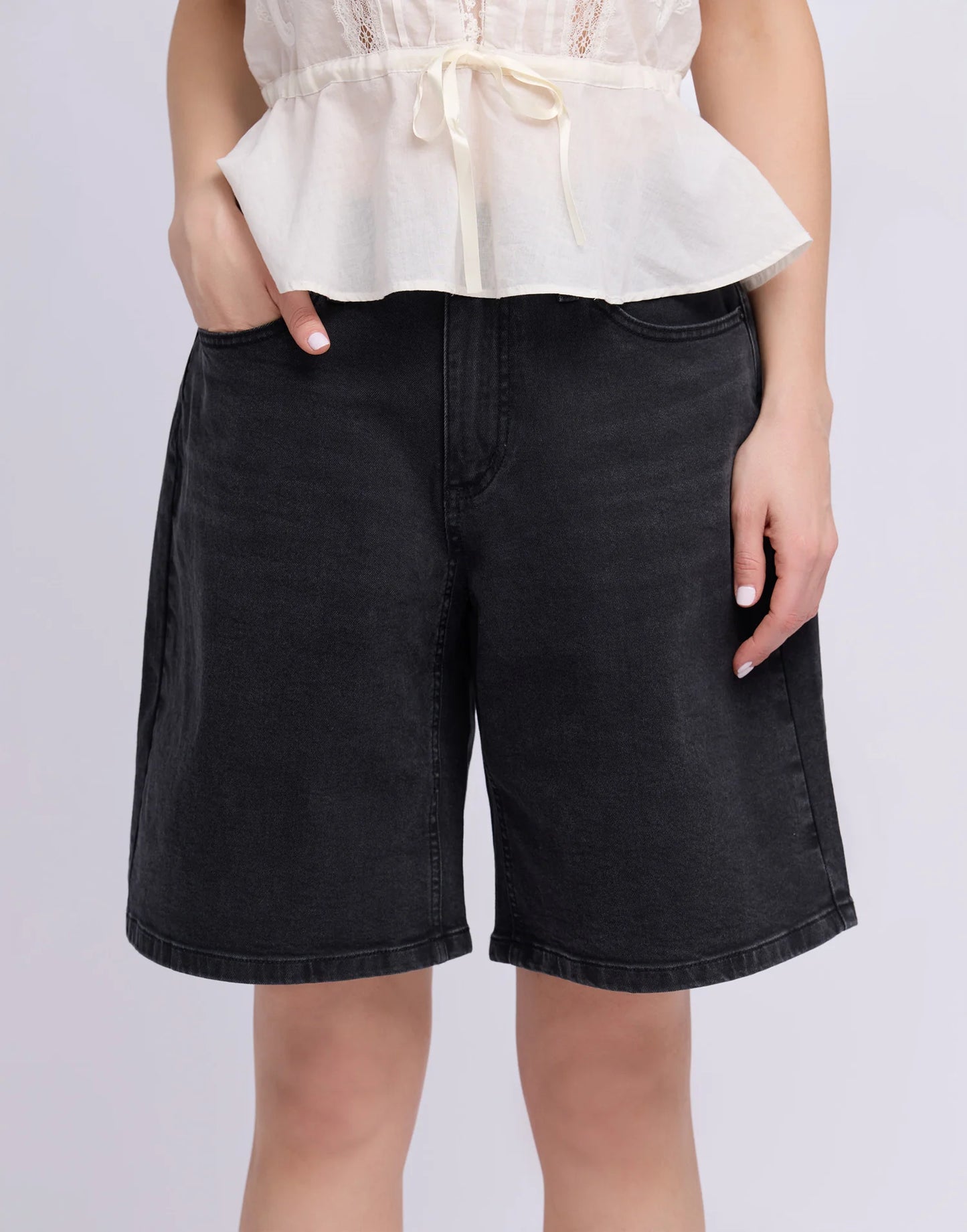 Lily Wide Jorts - Classic Rise - Seren