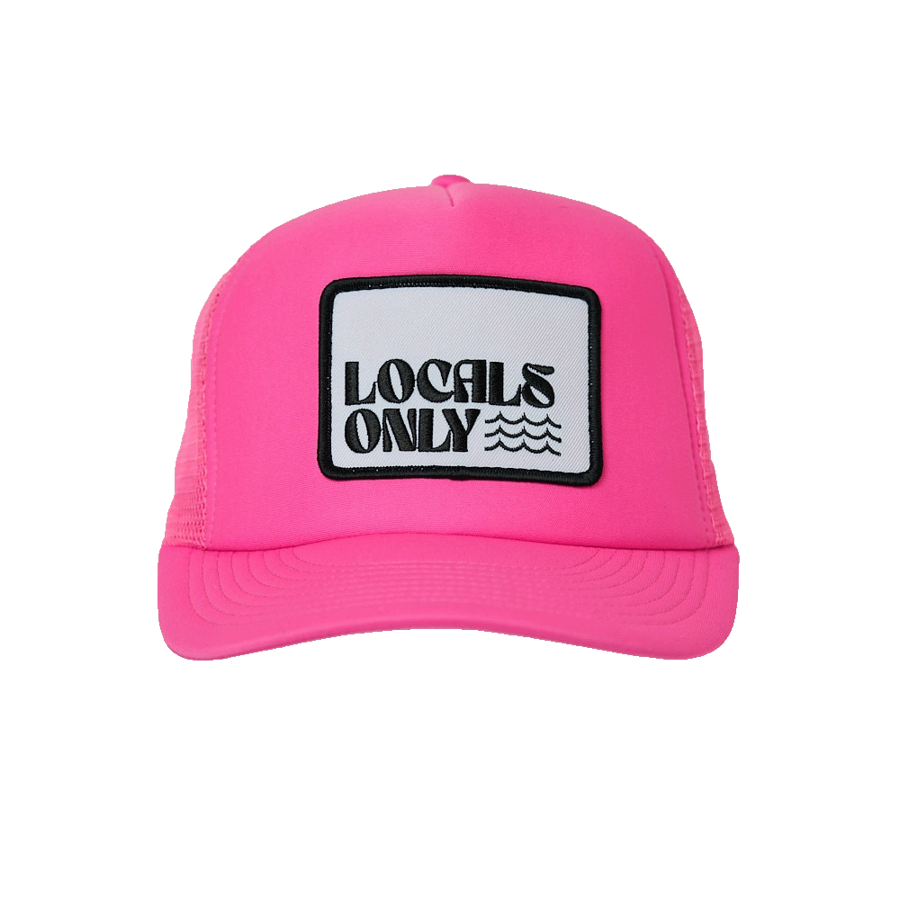 Locals Only Patch Trucker Hat - 3 Colours