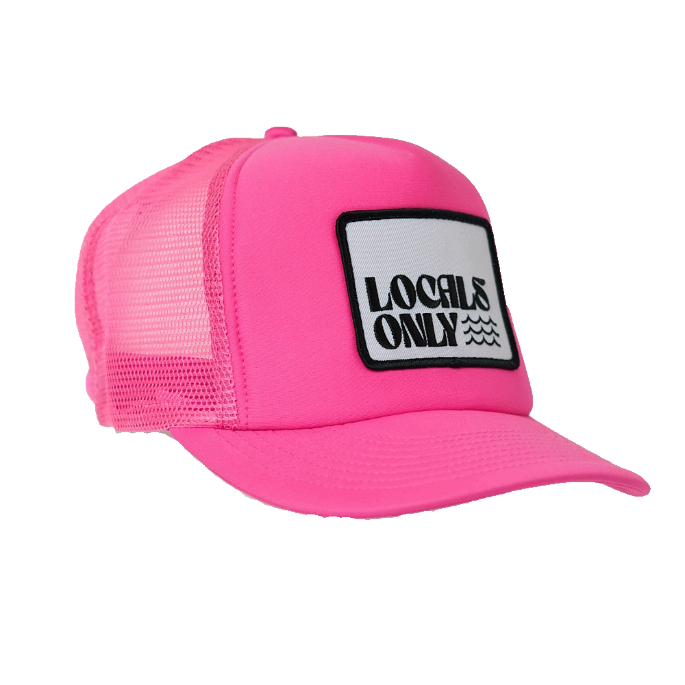 Locals Only Patch Trucker Hat - 3 Colours