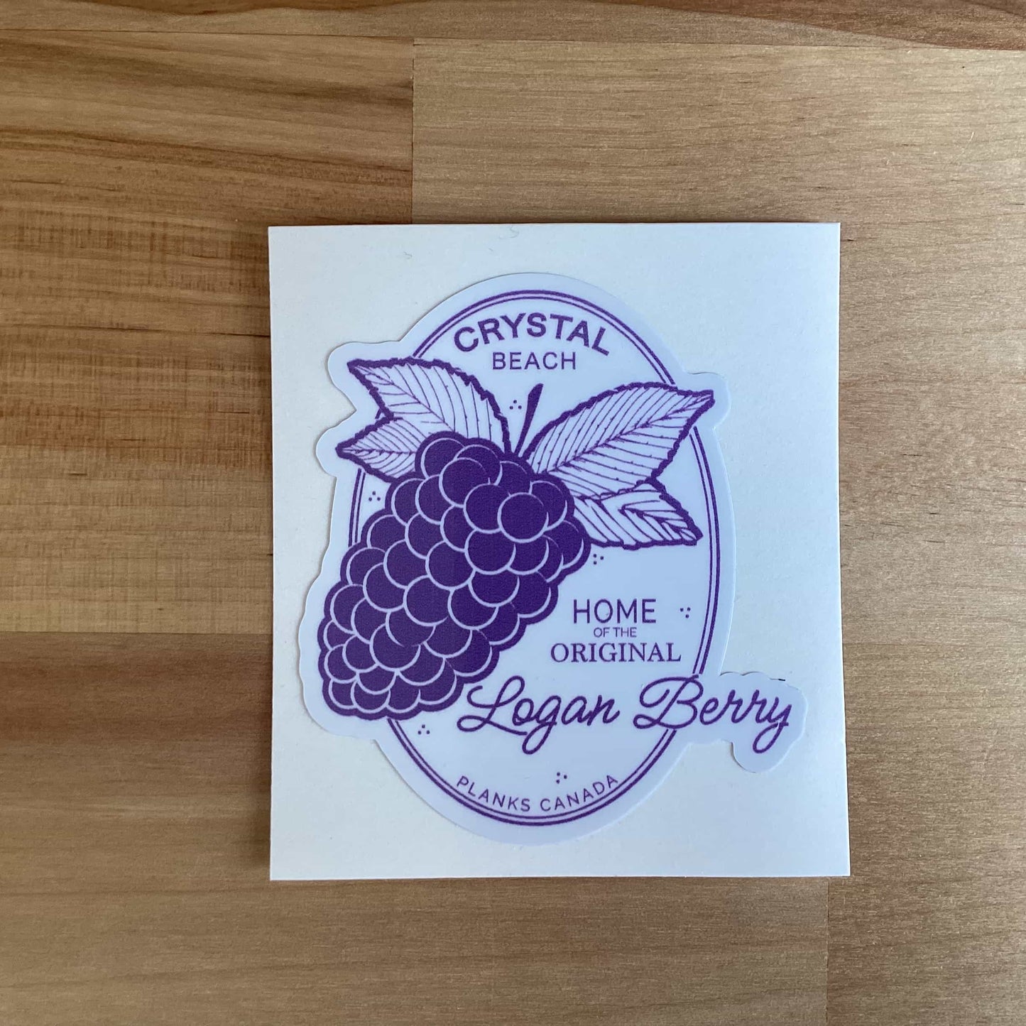 Loganberry Sticker - Light Loganberry