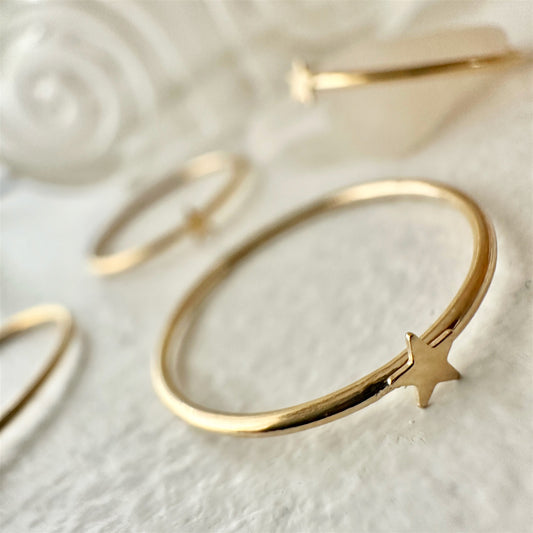 Lucky Tiny Star Ring in 14K Gold Fill
