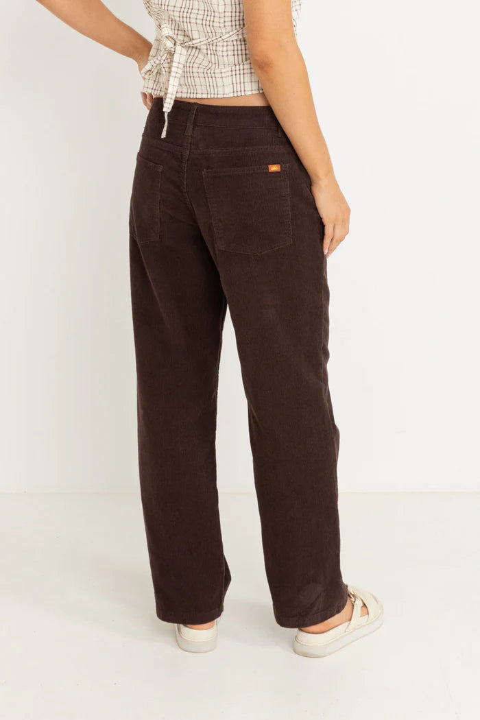 Lula Low Rise Pant - Chocolate