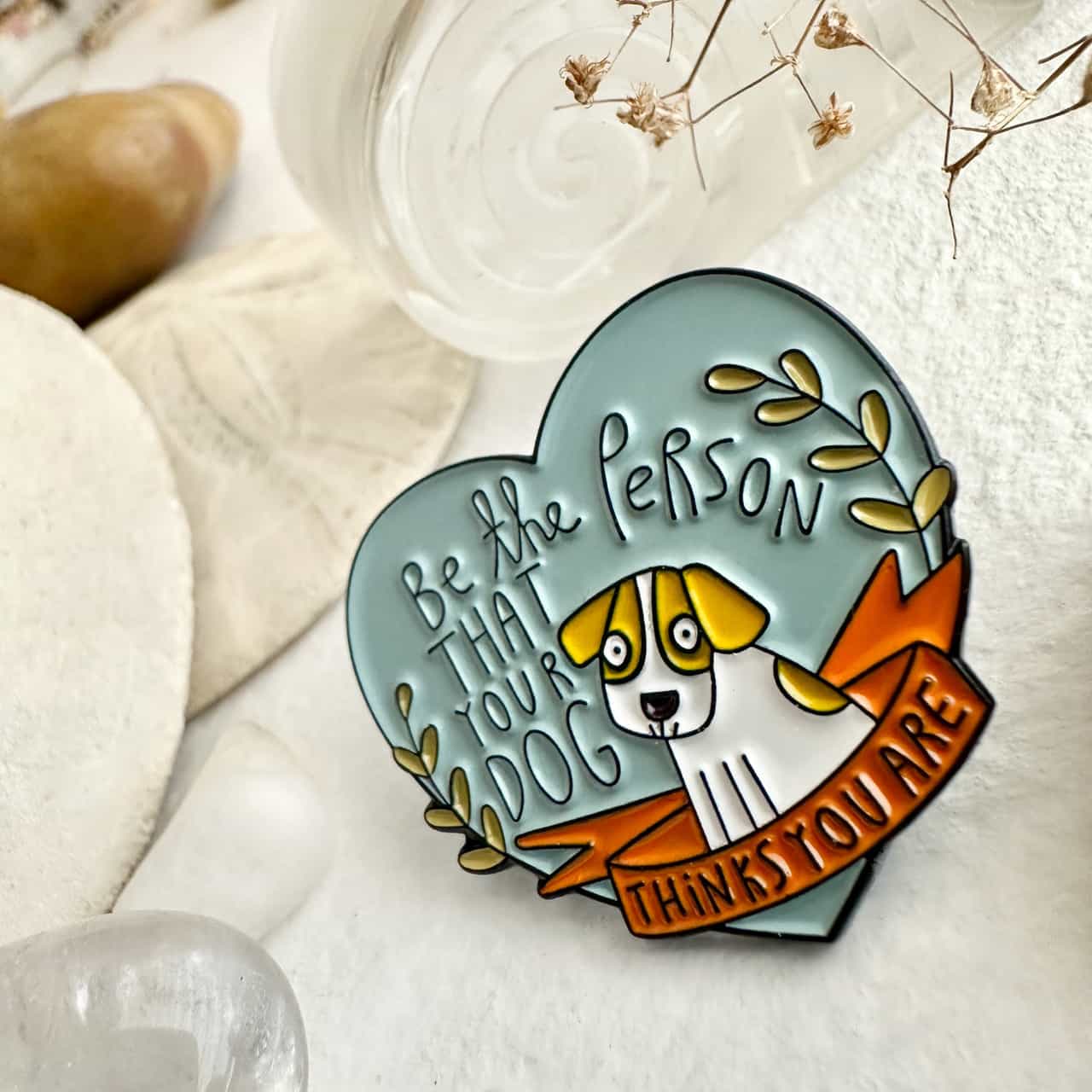 Man's Best Friend Be The Person That Your Dog Thinks You Are Enamel Pin