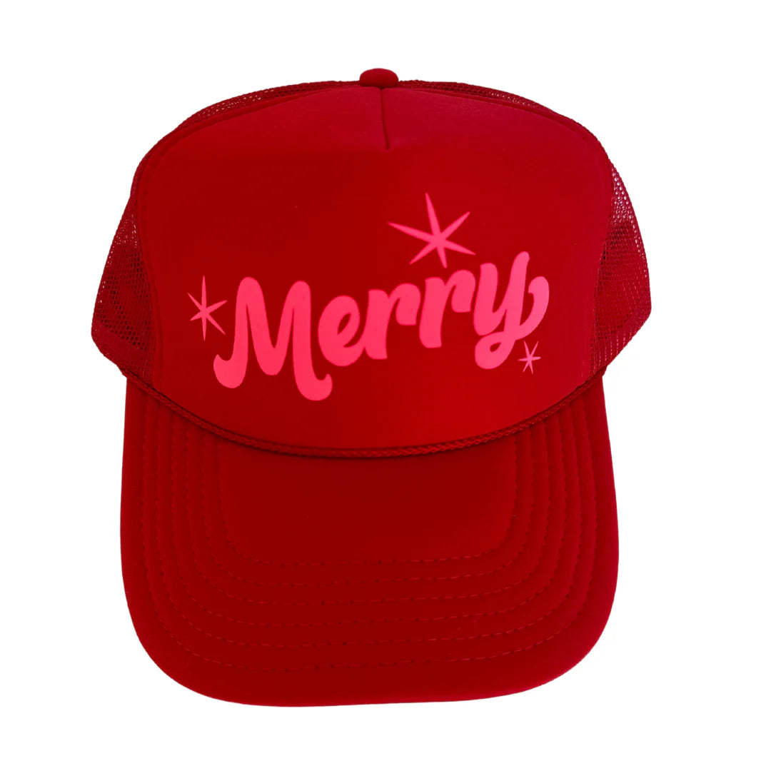 Merry Red Trucker Hat