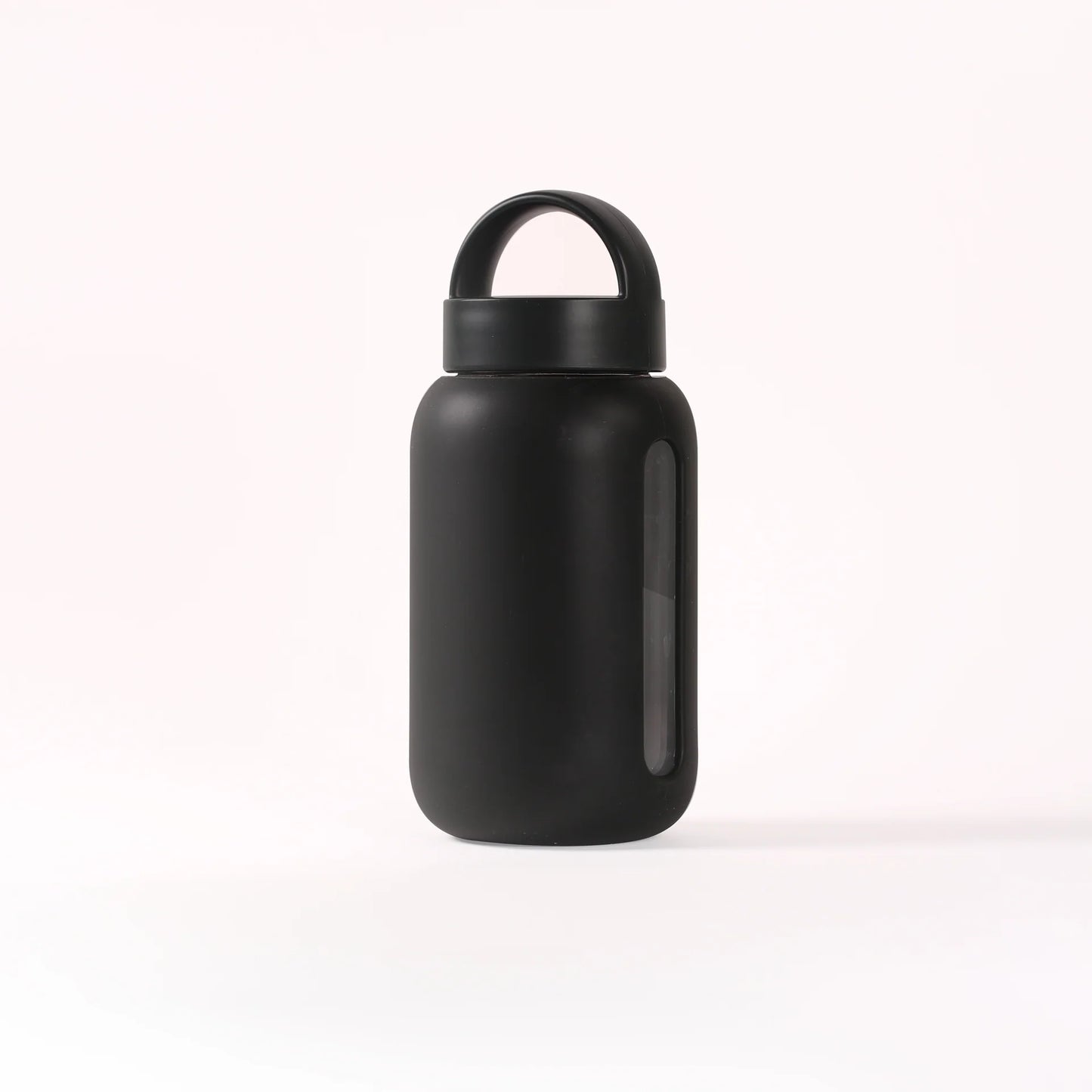 Mini 17oz Classic Glass Water Bottle - Black