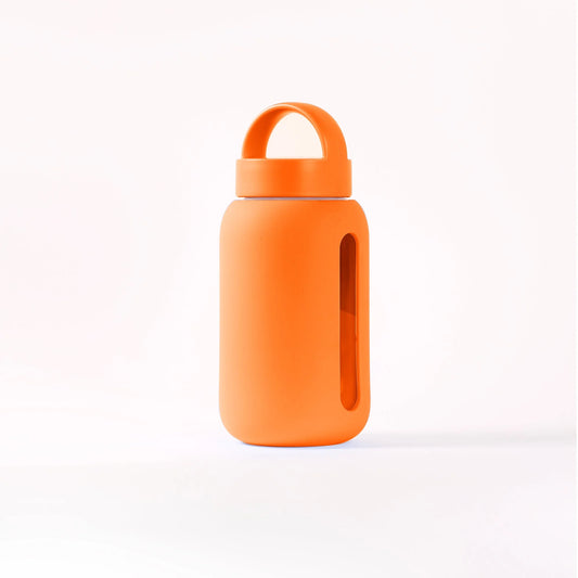 Mini 17oz Glass Water Bottle - Tangerine
