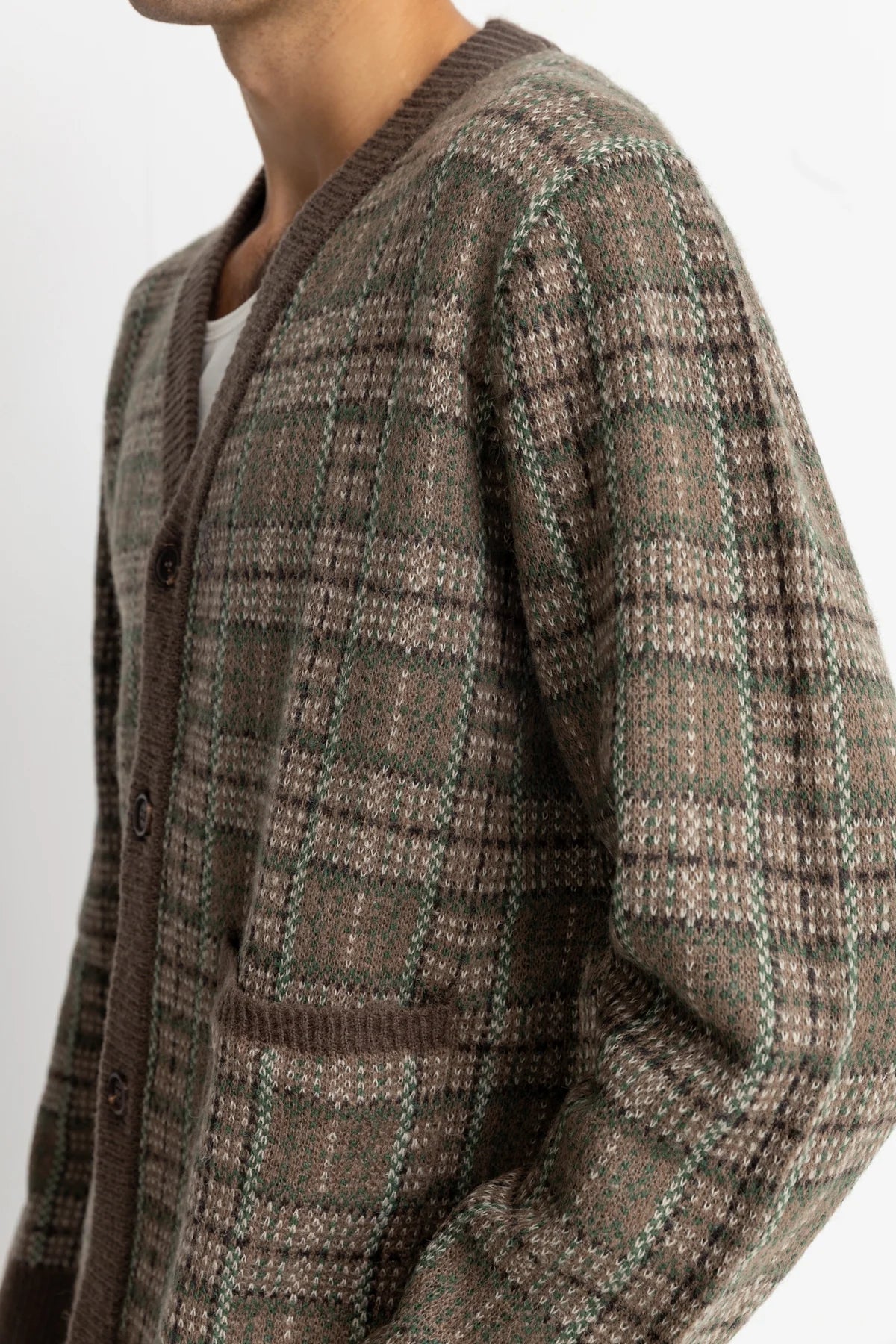 Mohair Criss Cardigan - Cedar