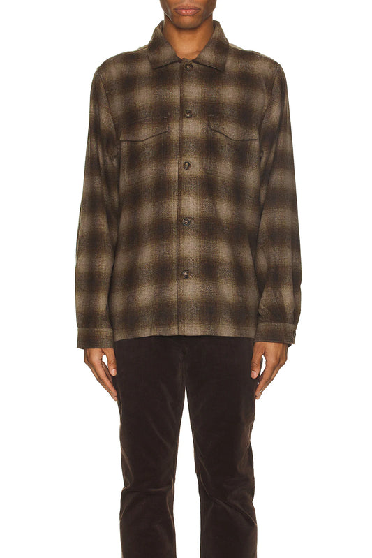 Mohair Criss Overshirt - Cedar