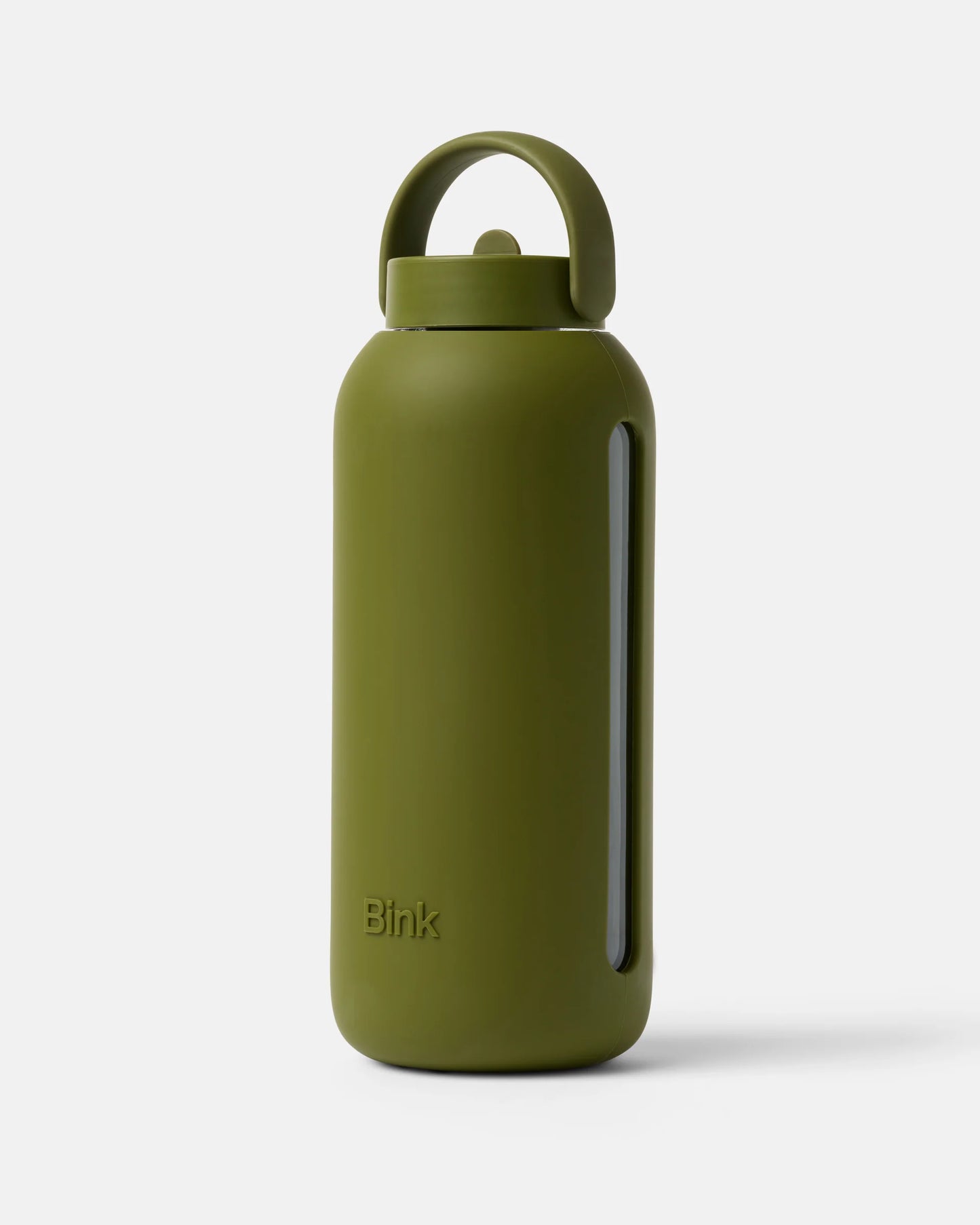 Big Bottle 36oz Glass Water Bottle - Moss