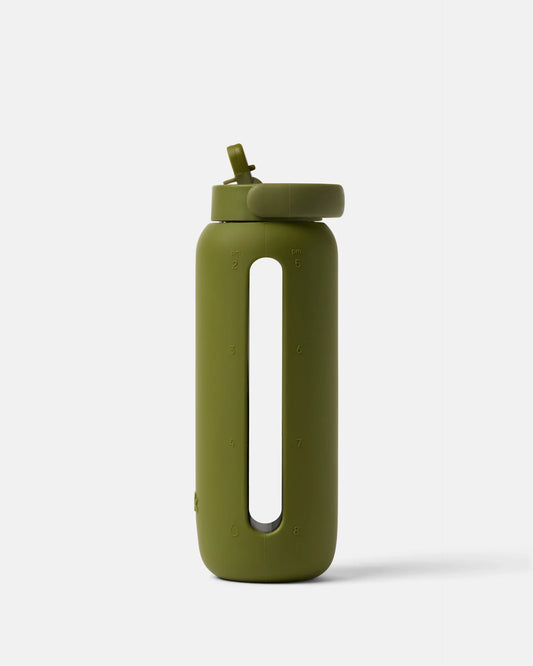 Day Bottle 21oz Glass Water Bottle - Moss