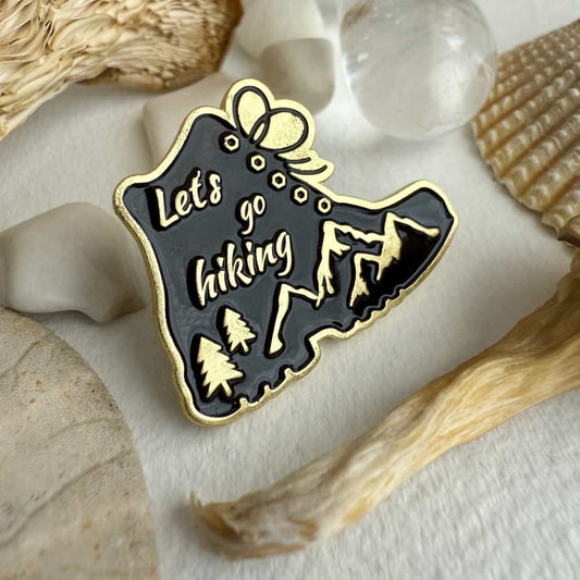 Muir Let's Go Hiking Boot Enamel Pin