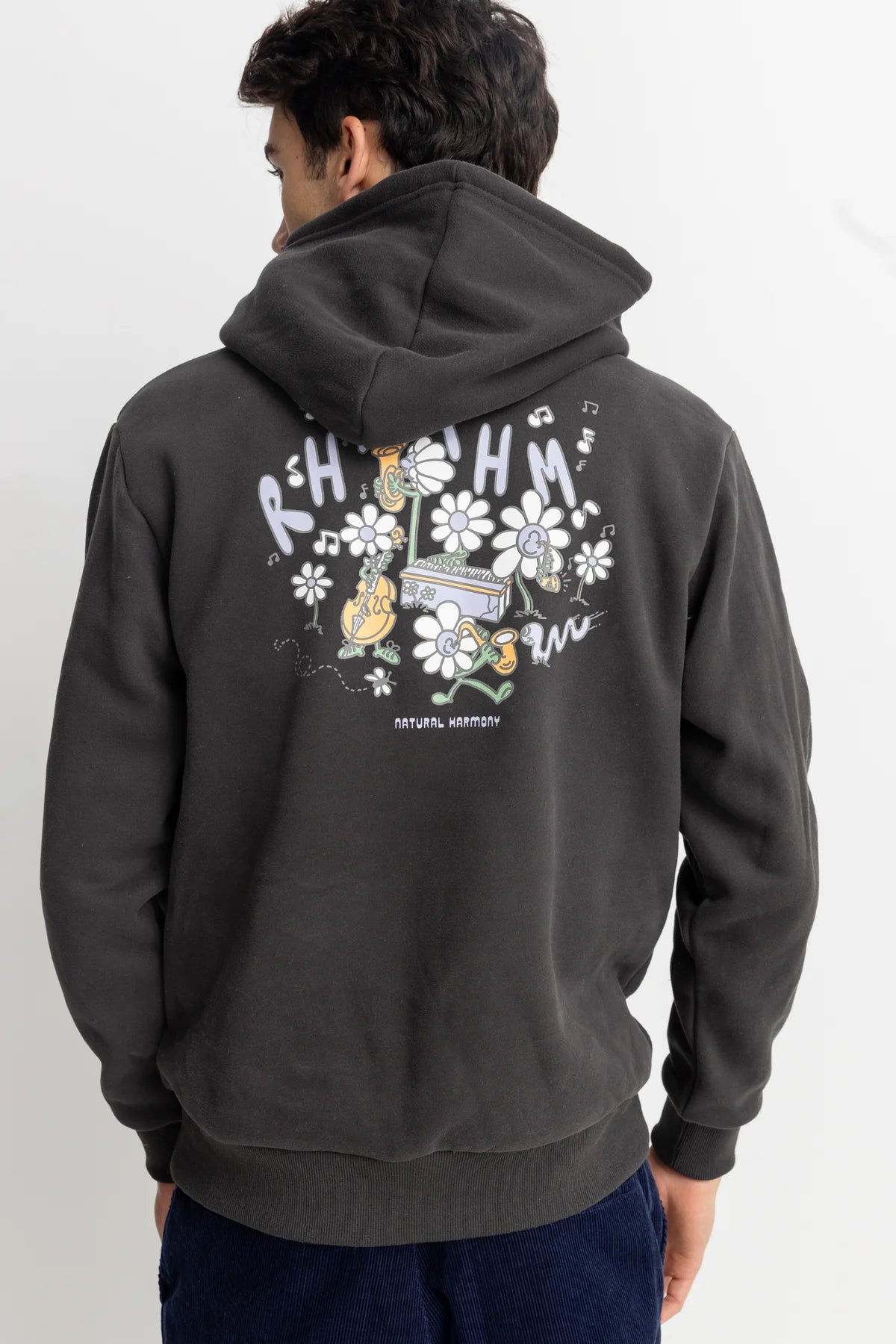 Natural Harmony Fleece Hoodie - Vintage Black