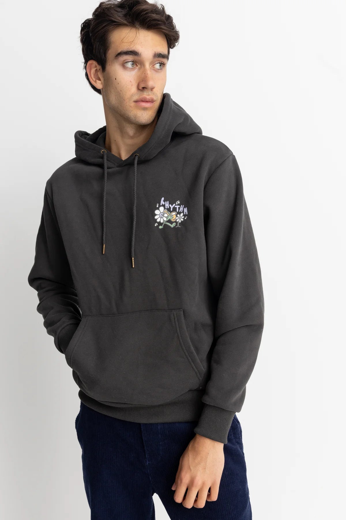 Natural Harmony Fleece Hoodie - Vintage Black