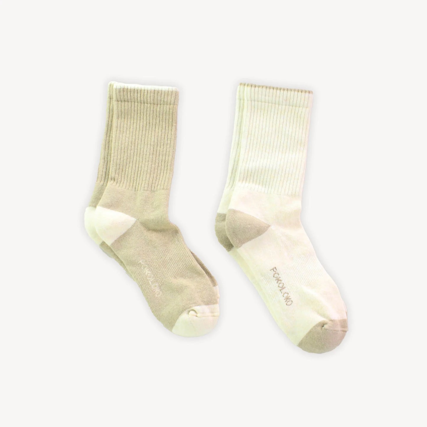 Pack of 2 Heel Toe Socks - Linen Beige