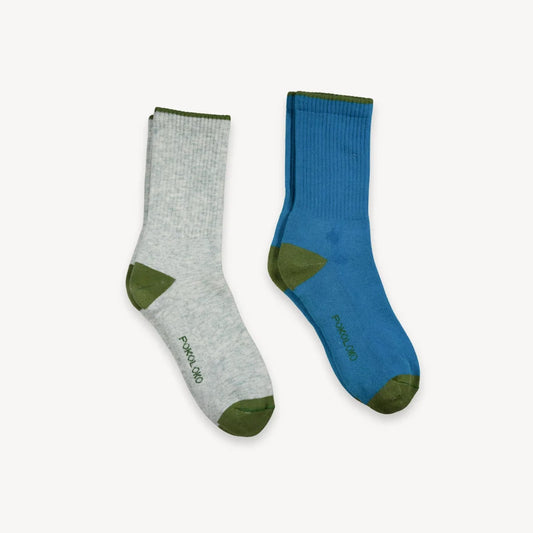 Pack of 2 Heel Toe Socks - Sour Pickle