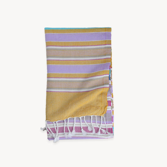 Patio Stripe Towel - Blue Stipe