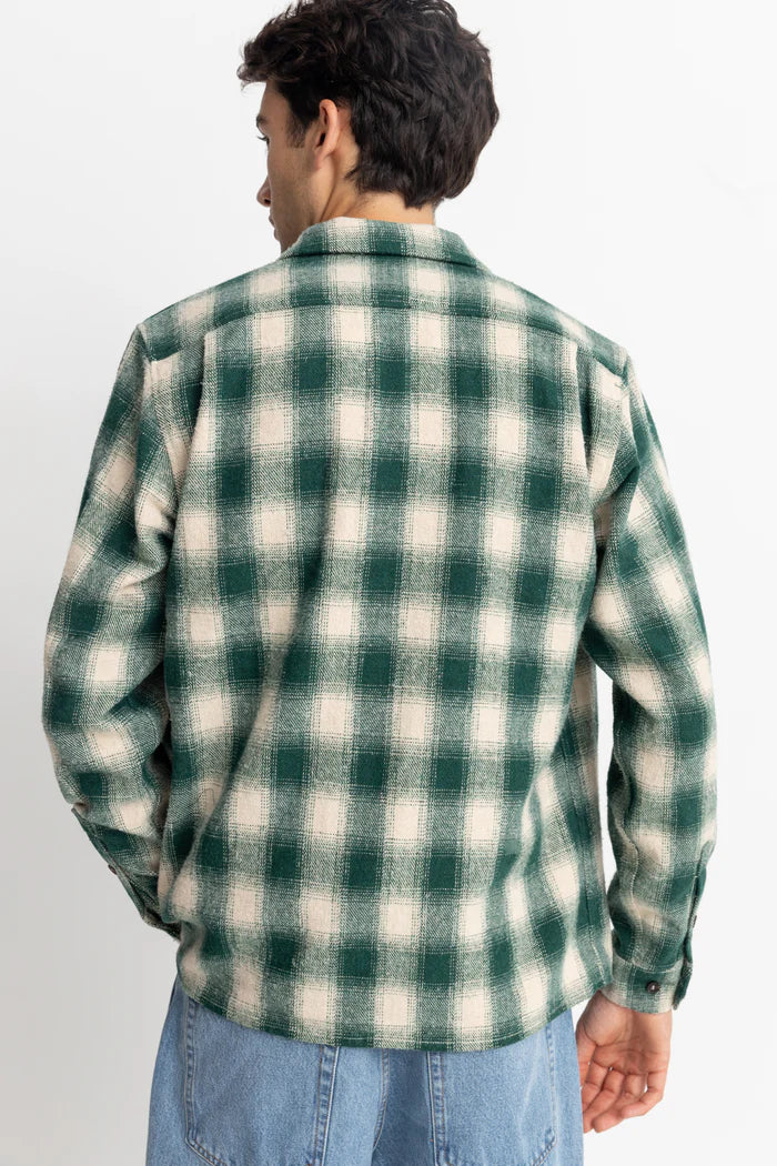 Plaid Long Sleeve Flannel - Green