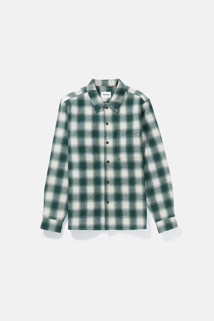 Plaid Long Sleeve Flannel - Green