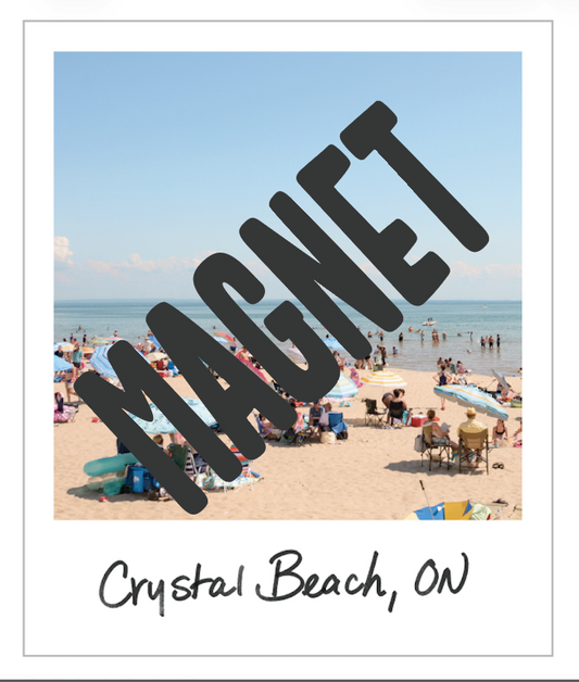 Polaroid Crystal Beach Magnet