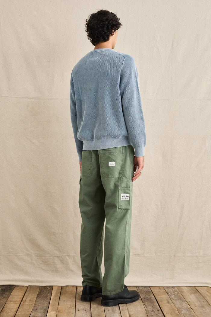 Polu Crew Knit - Washed Blue