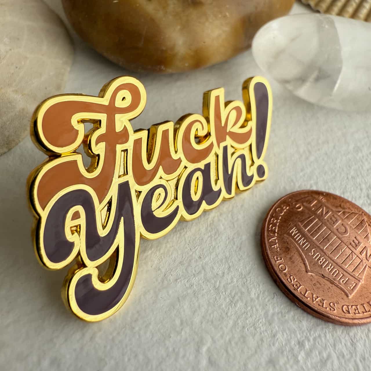 Positivity Salty Language Enamel Pin