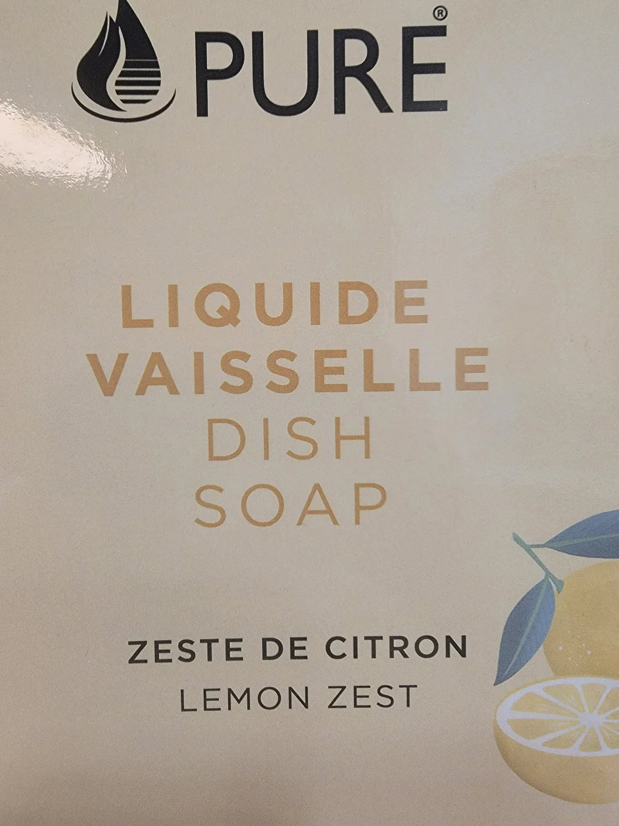 REFILL Lemon Zest  Liquid Dish Soap - 500ml