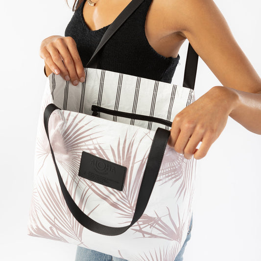 Day Palms Reversible Tote