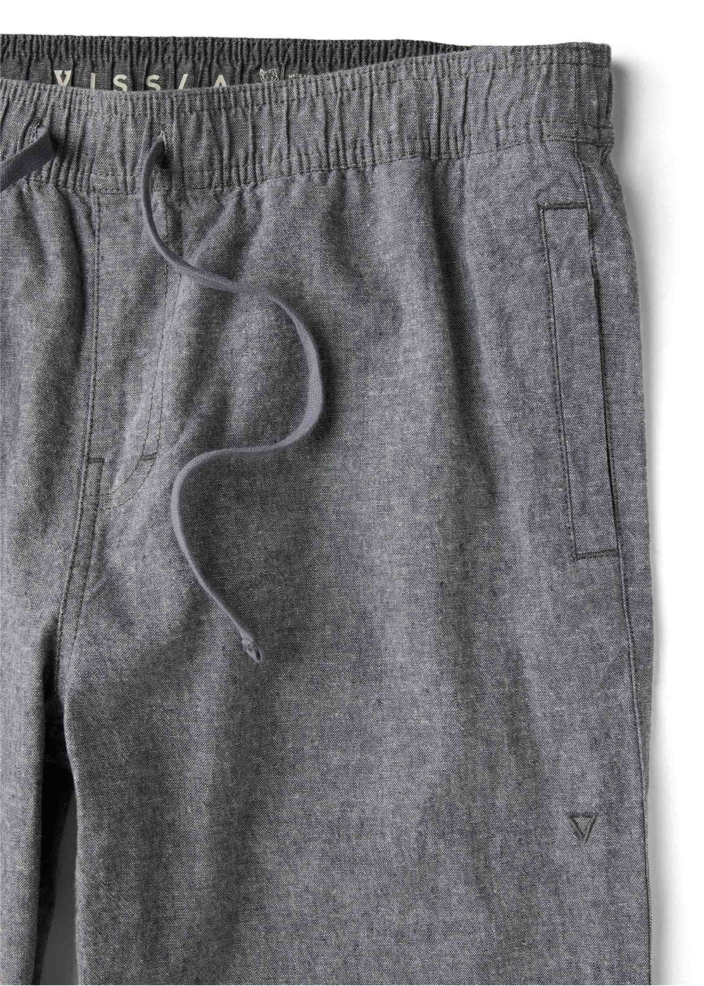 Rails Linen Eco Elastic Pant - Graphite