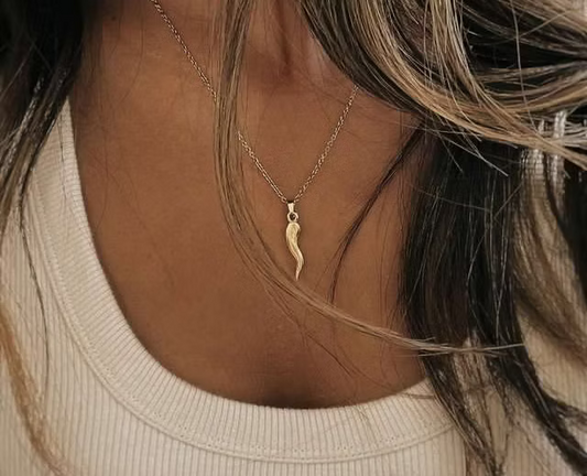 Italian Horn Necklace
