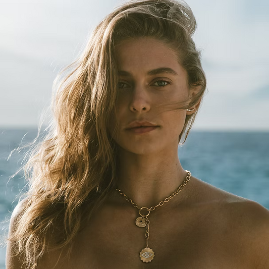 The Evil Eye Toggle Necklace