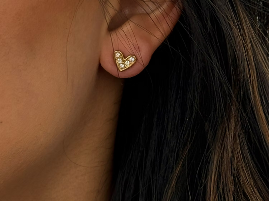 The Summer Heart Studs