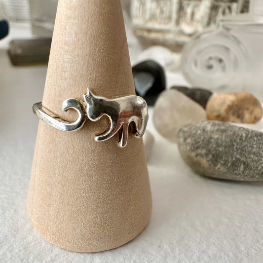 Reynolds - Cat Ring in Sterling Silver