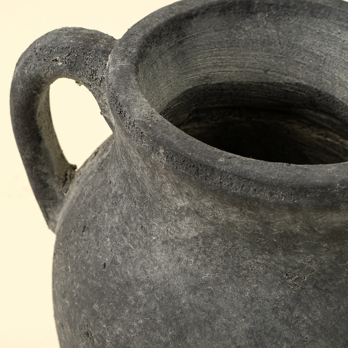 Rhodes Small Pitcher Vase - Stone
