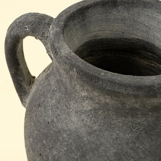 Rhodes Small Pitcher Vase - Stone