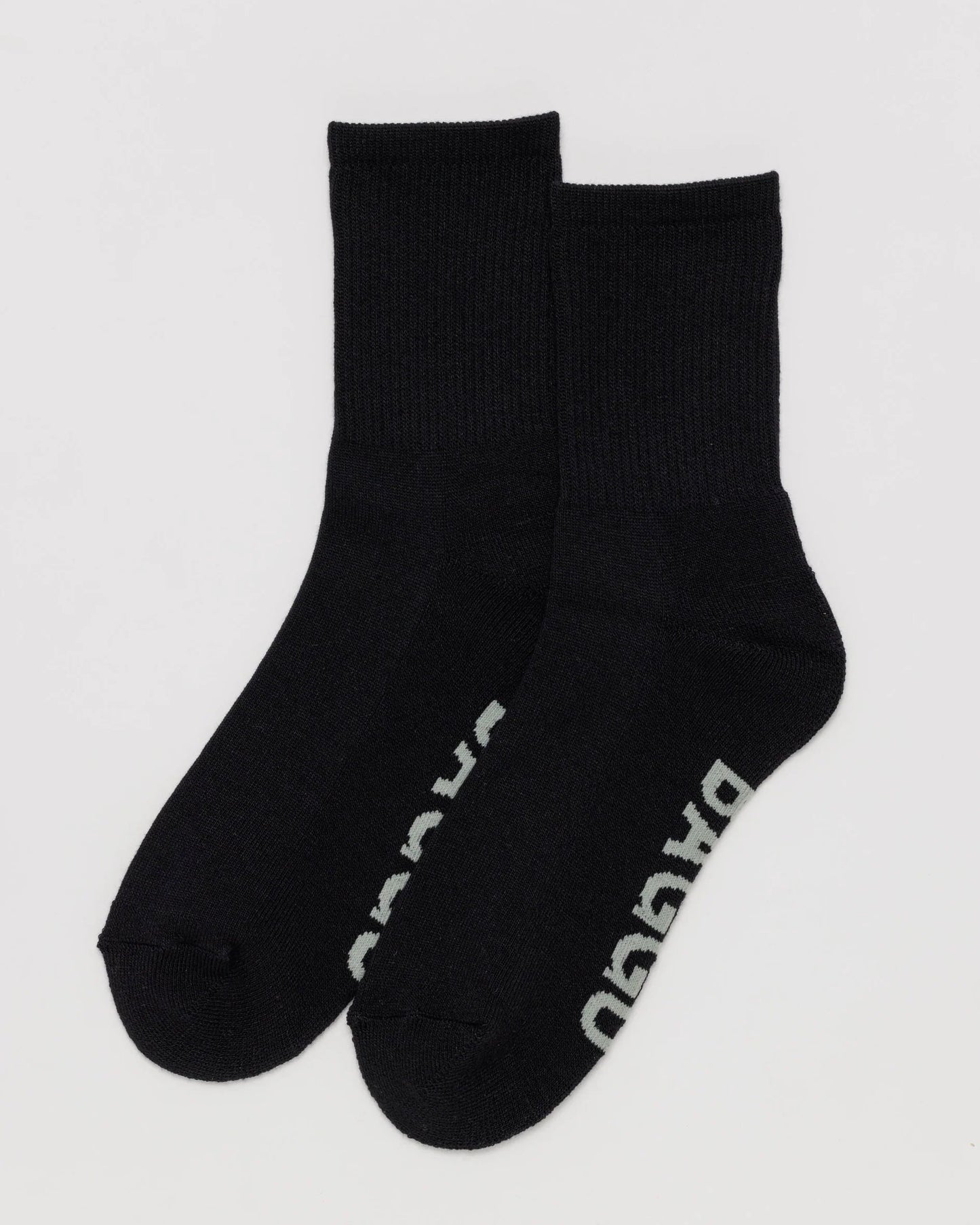 Ribbed Sock - Black Small