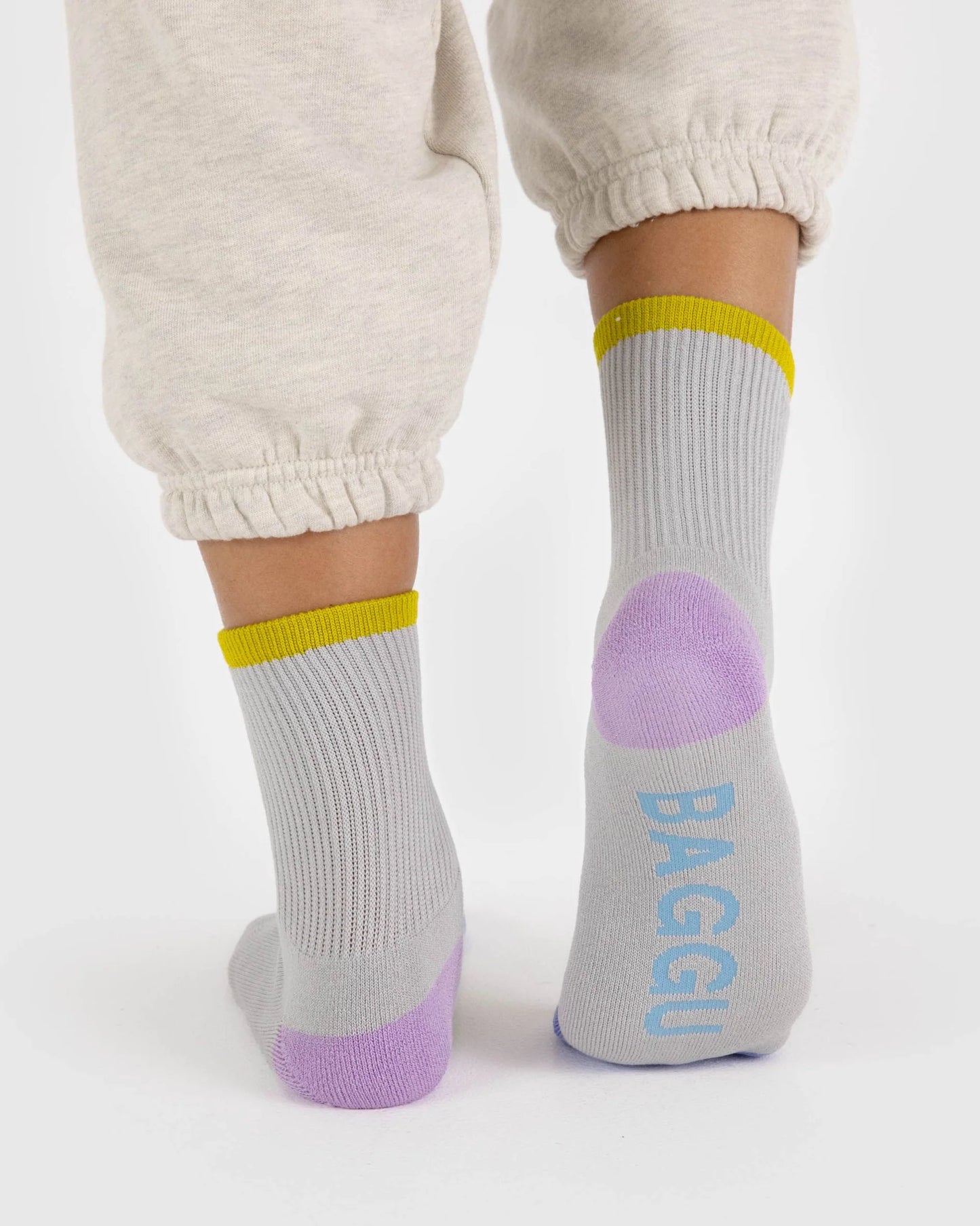 Ribbed Sock - Fog Mix Small