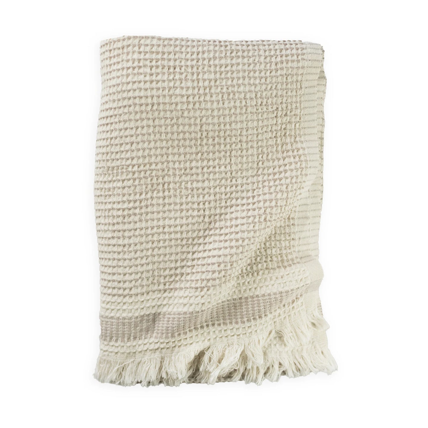 Richmond Road Waffle Towel - Tan