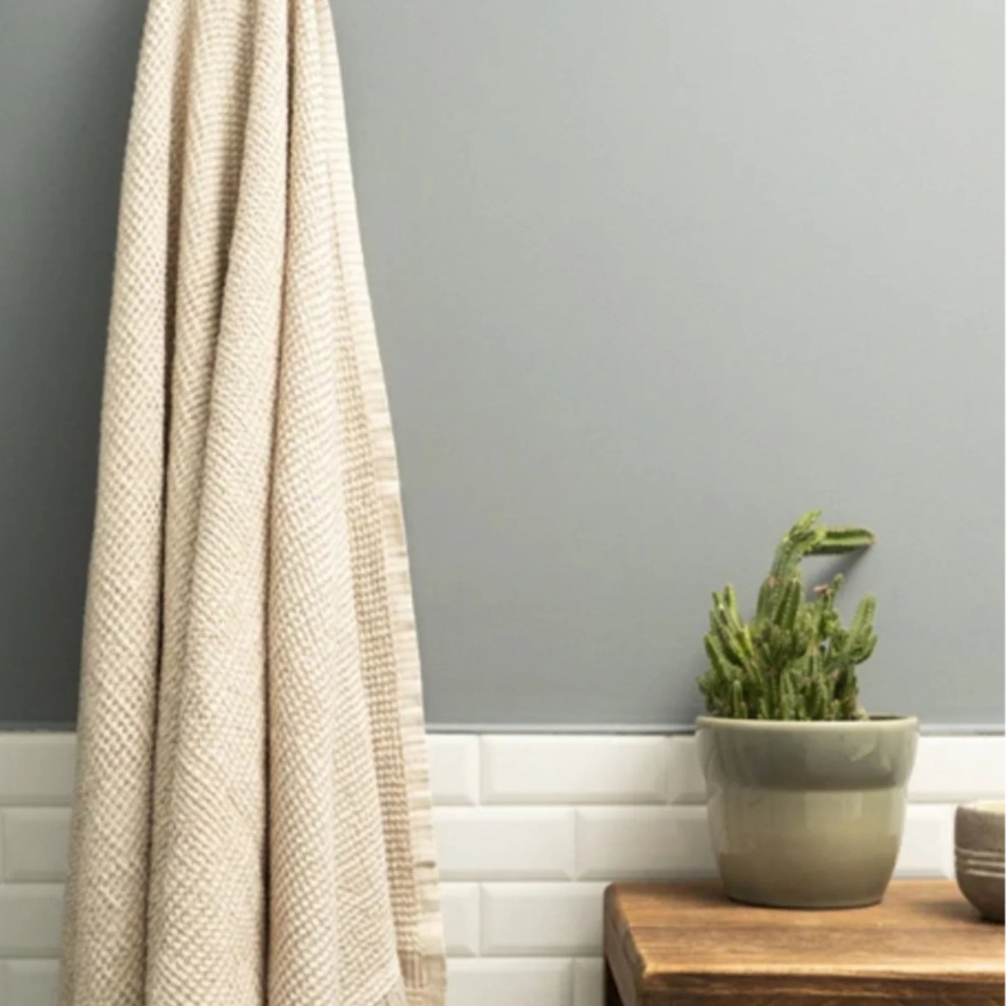 Richmond Road Waffle Towel - Tan