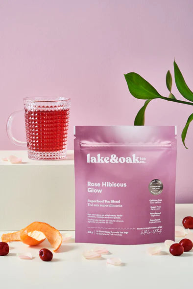 Rose Hibiscus Glow - Plant Based Tea Bags - 10 bags