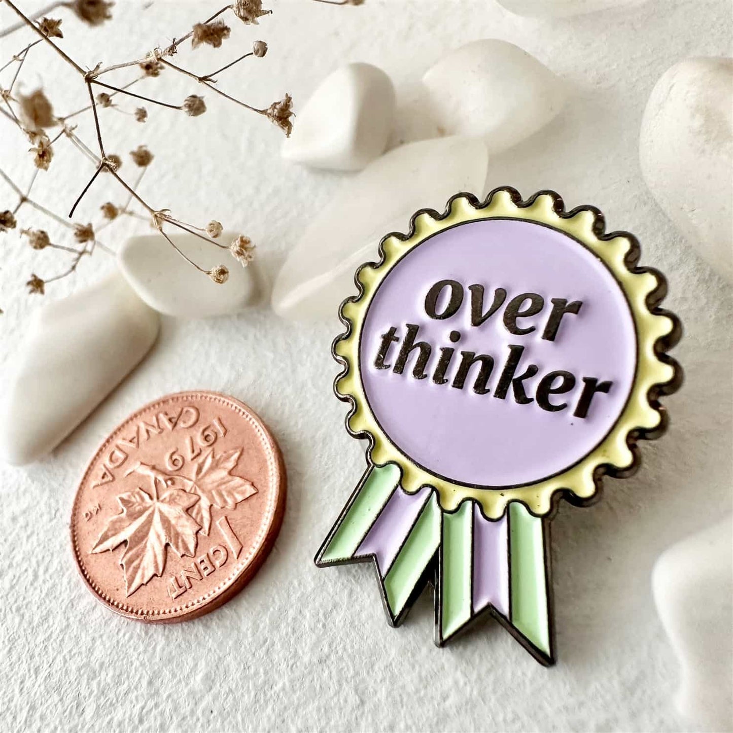 Rumination Overthinker Award Enamel Pin - Enamel Pin