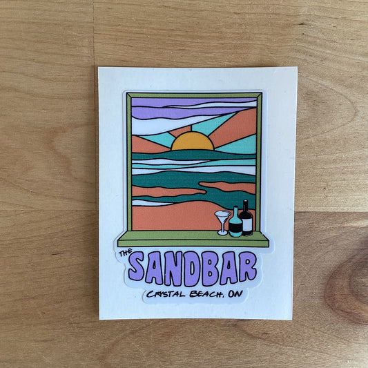 Sandbar Crystal Beach Sticker
