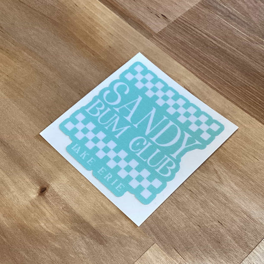 Sandy Bum Checkers - Blue