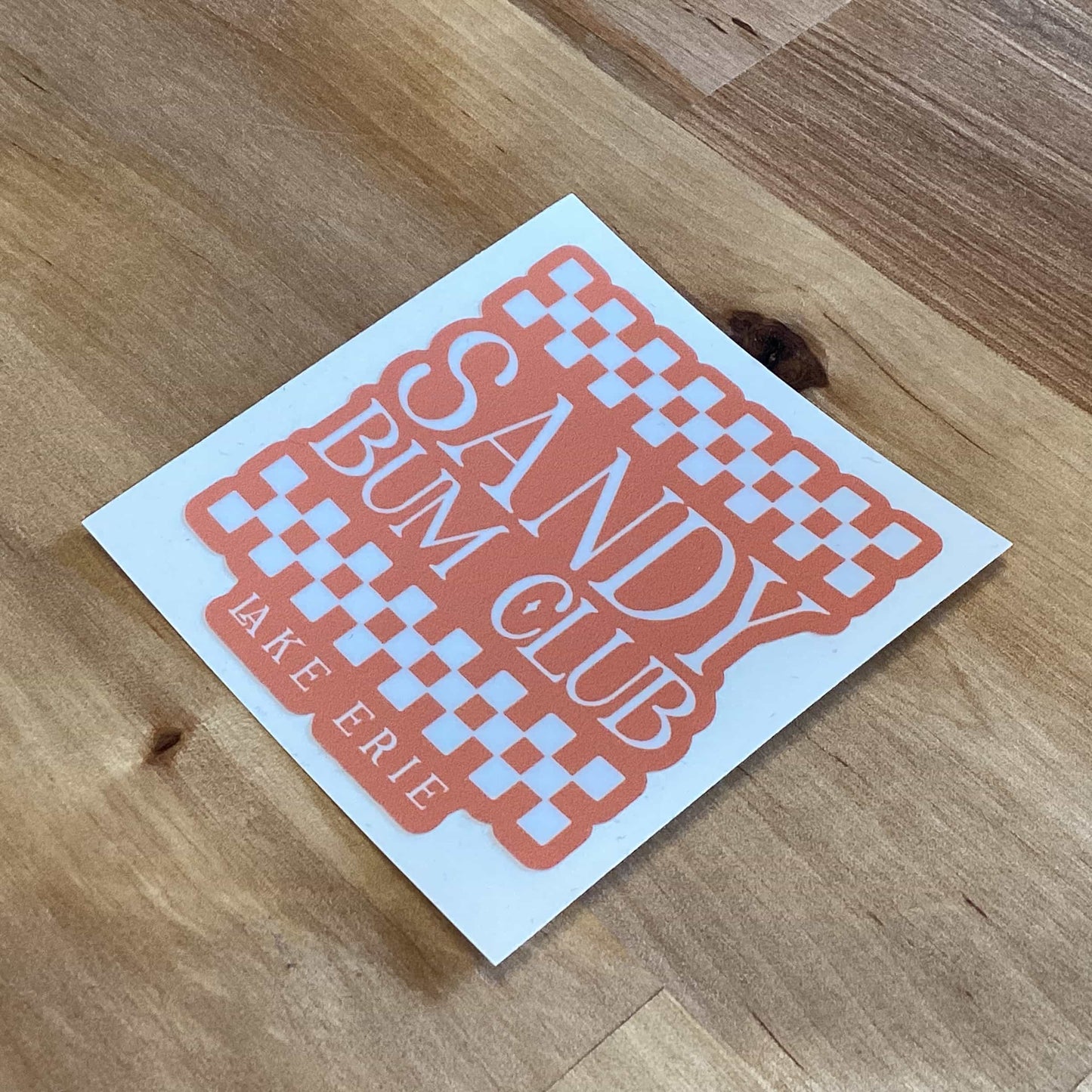 Sandy Bum Checkers - Burnt Orange