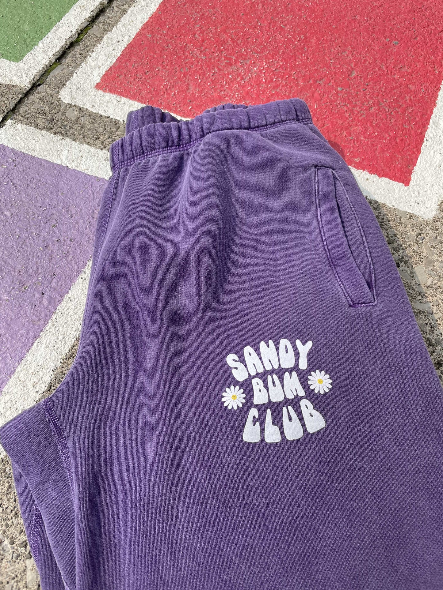 Purple Sand Sandy Bum Club - Cotton Fleece Jogger