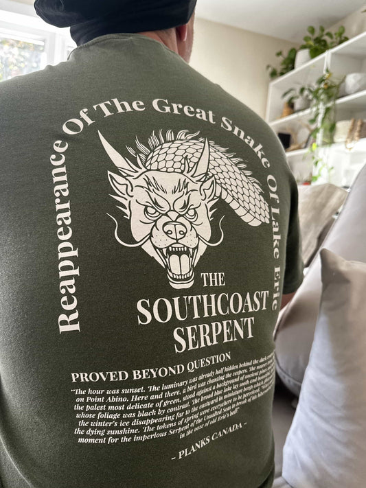 Serpent of the Unsalted Sea Tee - Seaweed