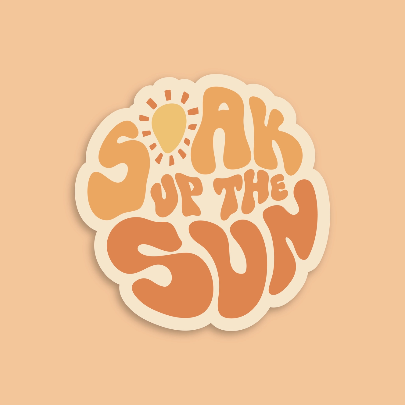 Soak up the Sun Sticker