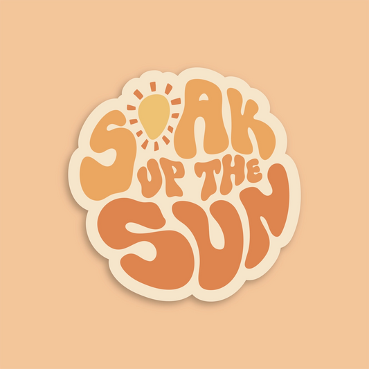 Soak up the Sun Sticker